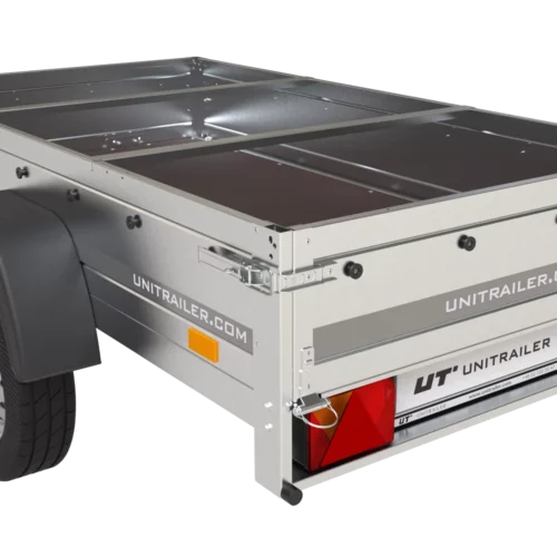 Gartenanhänger 200 Kipp mit Stützrad, H-0-Rahmen und grauer Plane-Neu4 Gartenanhänger 200 Kipp mit Stützrad, H-0-Rahmen und grauer Plane-Neu