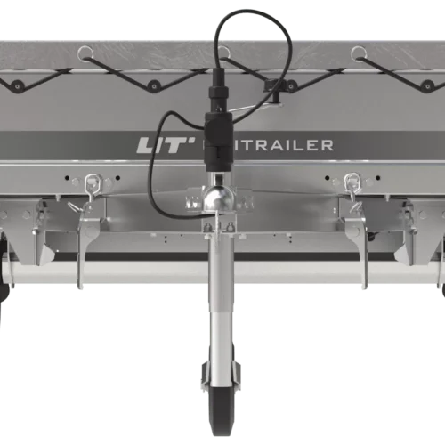 Gartenanhänger 200 Kipp mit Stützrad, H-0-Rahmen und grauer Plane-Neu6 Gartenanhänger 200 Kipp mit Stützrad, H-0-Rahmen und grauer Plane-Neu