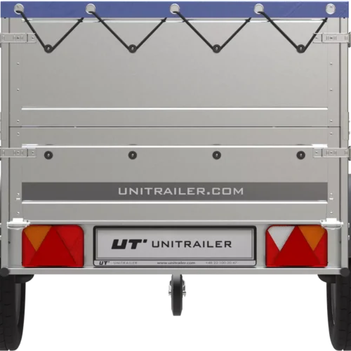 Gartenanhänger 200 Kipp mit Stützrad, zwei Seitenwänden, H-0-Rahmen und blauer Plane-Neu6 Gartenanhänger 200 Kipp mit Stützrad, zwei Seitenwänden, H-0-Rahmen und blauer Plane-Neu