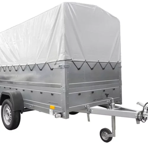 Kfz Anhänger mit Plane GARDEN TRAILER 264 KIPP [mit Stützrad, zusätzlichen Bordwänden, Hochplane und Hochspriegel]-Neu