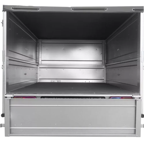 Kippbarer Pkw Anhänger Garden Trailer 200 KIPP mit zusätzlichen Bordwänden, Stützrad und Flachplane-Neu