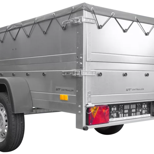 Kippbarer Pkw Anhänger Garden Trailer 200 KIPP mit zusätzlichen Bordwänden, Stützrad und Flachplane-Neu