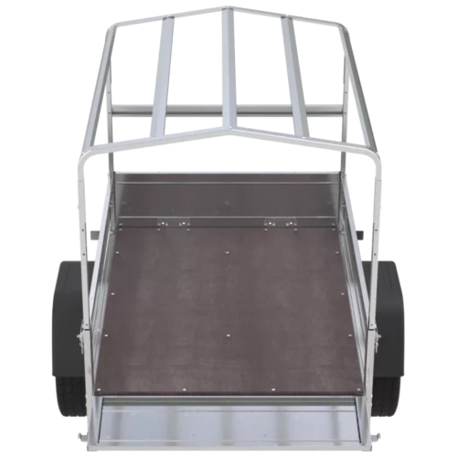 Kipper Anhänger 750 kg Garden Trailer 150 KIPP 150×106 cm [mit Hochplane, Hochspriegel und Stützrad]-Neu