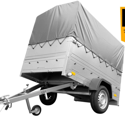 Kipper ungebremst Garden Trailer 200 KIPP mit zusätzlichen Bordwänden, Stützrad, Hochplane und Hochspriegel-Neu