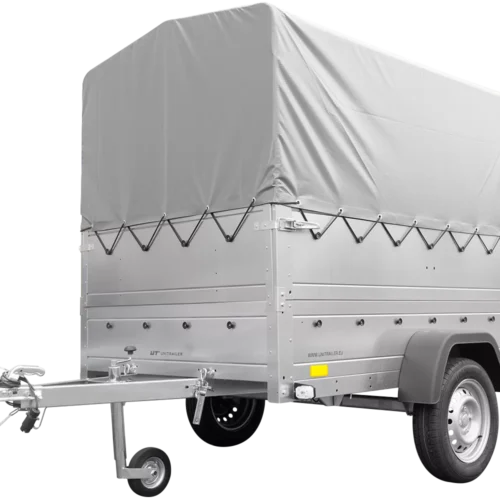 Kipper ungebremst Garden Trailer 200 KIPP mit zusätzlichen Bordwänden, Stützrad, Hochplane und Hochspriegel-Neu