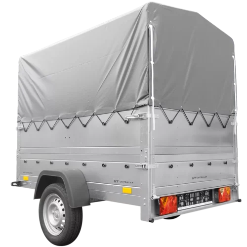 Kipper ungebremst Garden Trailer 200 KIPP mit zusätzlichen Bordwänden, Stützrad, Hochplane und Hochspriegel-Neu