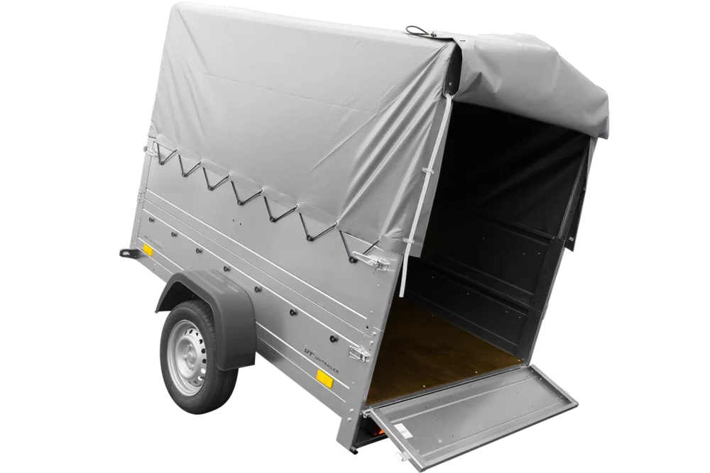 Kipper ungebremst Garden Trailer 200 KIPP mit zusätzlichen Bordwänden, Stützrad, Hochplane und Hochspriegel-Neu