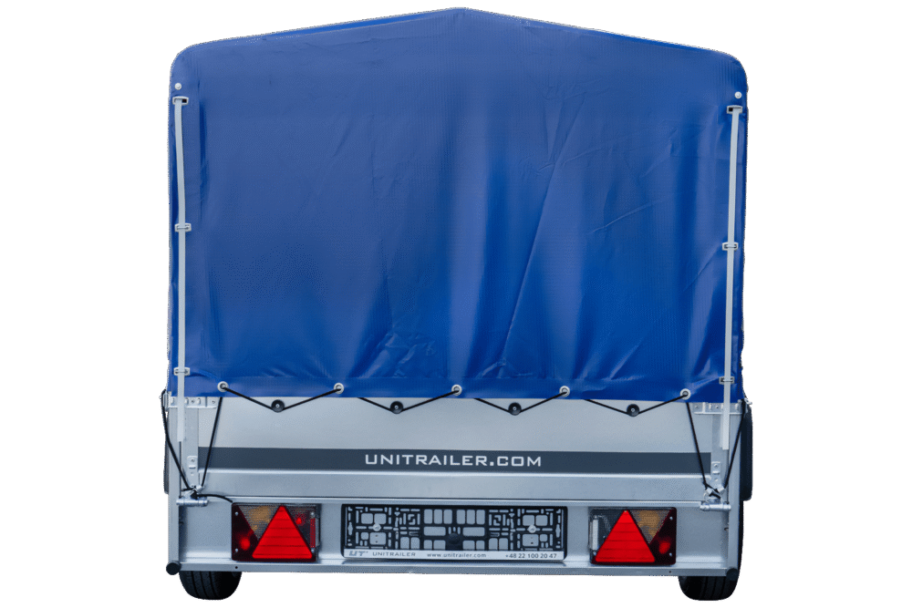 Langer PKW-Anhänger Garden Trailer 264 KIPP mit Hochplane, Spriegel und Stützrad-Neu