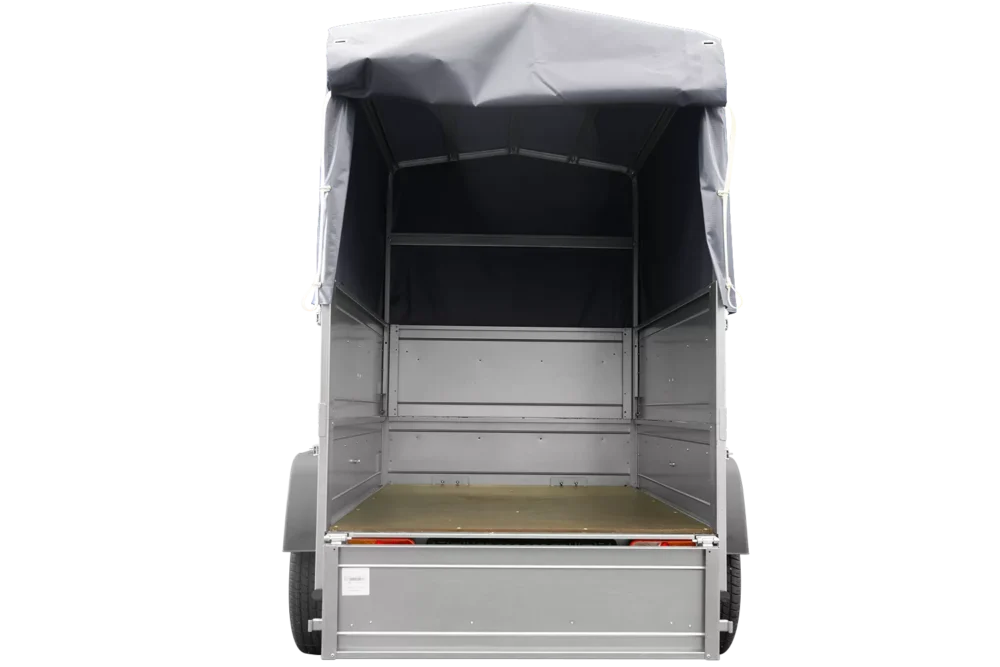 Neuanhänger Kipper ungebremst Garden Trailer 150 KIPP mit zusätzlichen Bordwänden, Stützrad, Hochplane und Hochspriegel-Neu