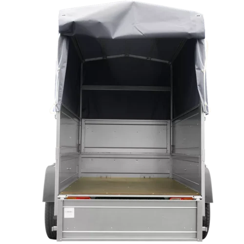 Neuanhänger Kipper ungebremst Garden Trailer 150 KIPP mit zusätzlichen Bordwänden, Stützrad, Hochplane und Hochspriegel-Neu