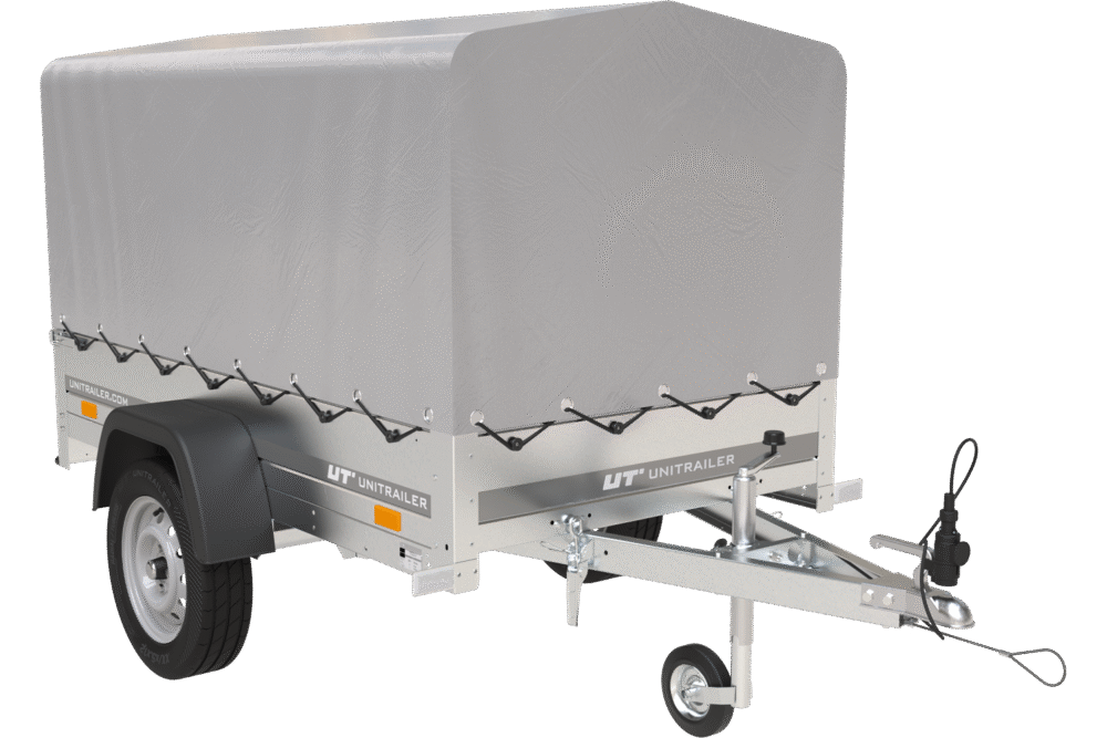 Pkw Anhänger Garden Trailer 201 KIPP mit Stützrad, Hochplane und Hochspriegel-Neu