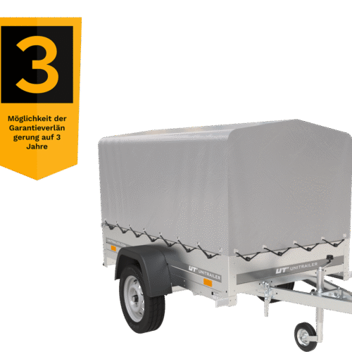 Pkw Anhänger Garden Trailer 201 KIPP mit Stützrad, Hochplane und Hochspriegel-Neu