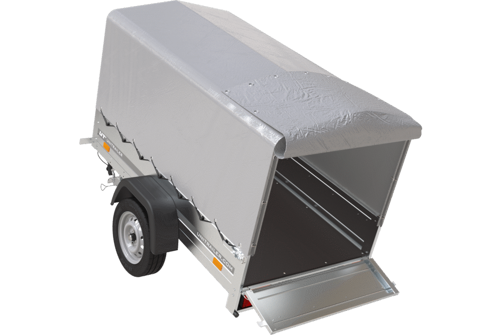 Pkw Anhänger Garden Trailer 201 KIPP mit Stützrad, Hochplane und Hochspriegel-Neu