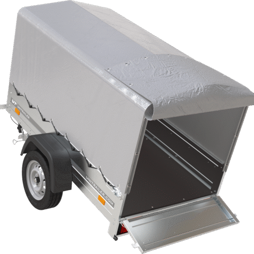 Pkw Anhänger Garden Trailer 201 KIPP mit Stützrad, Hochplane und Hochspriegel-Neu