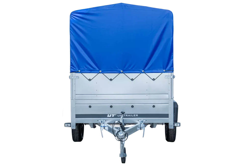 Pkw Anhänger Garden Trailer 264 KIPP mit Stützrad, zusätzlichen Bordwänden, Hochplane und Hochspriegel-Neu