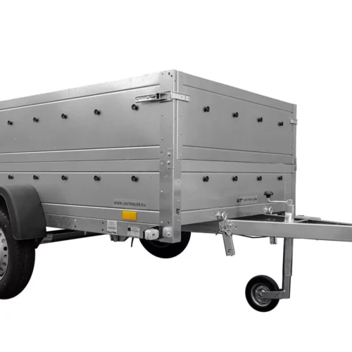 Pkw Anhänger Kipper 230×125 Garden Trailer 230 KIPP Unitrailer 750 kg mit Stützrad und zusätzlichen Bordwänden-Neu