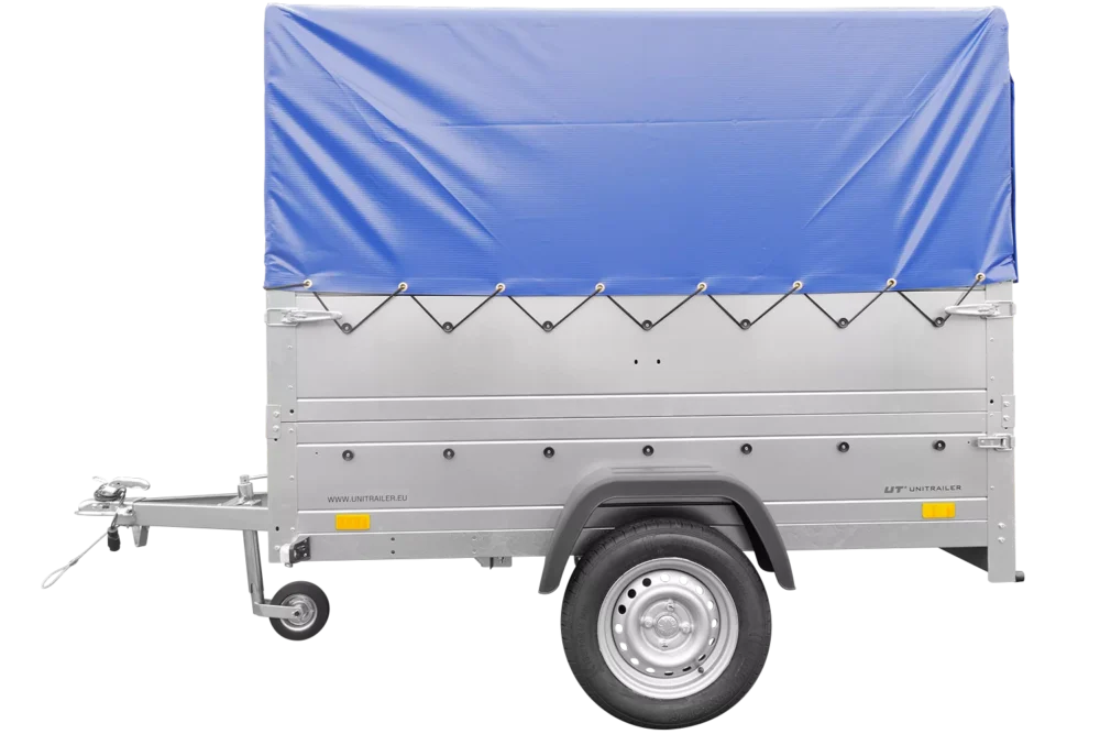 Ungebremster Kipper Garden Trailer 201 KIPP mit zusätzlichen Bordwänden, Stützrad, Hochplane und Hochspriegel-Neu
