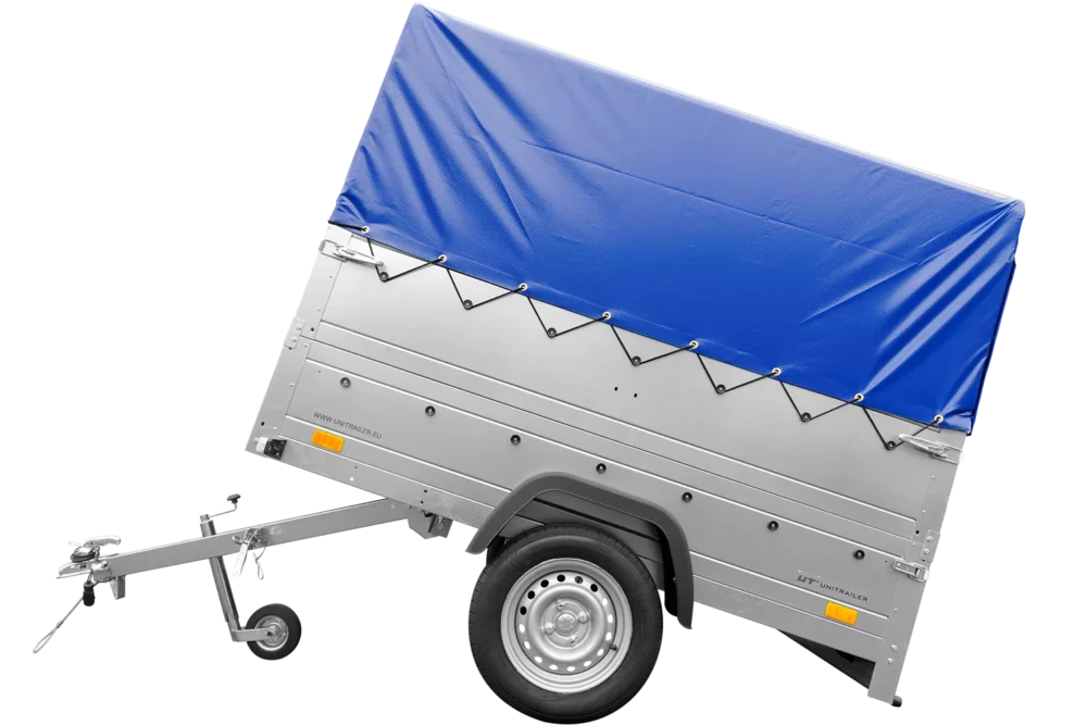 Ungebremster Kipper Garden Trailer 201 KIPP mit zusätzlichen Bordwänden, Stützrad, Hochplane und Hochspriegel-Neu