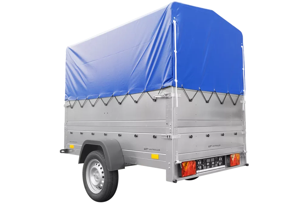 Ungebremster Kipper Garden Trailer 201 KIPP mit zusätzlichen Bordwänden, Stützrad, Hochplane und Hochspriegel-Neu