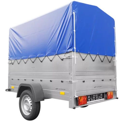 Ungebremster Kipper Garden Trailer 201 KIPP mit zusätzlichen Bordwänden, Stützrad, Hochplane und Hochspriegel-Neu