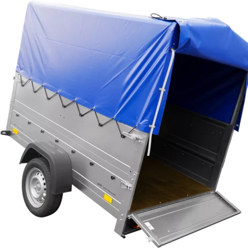 Ungebremster Kipper Garden Trailer 201 KIPP mit zusätzlichen Bordwänden, Stützrad, Hochplane und Hochspriegel-Neu