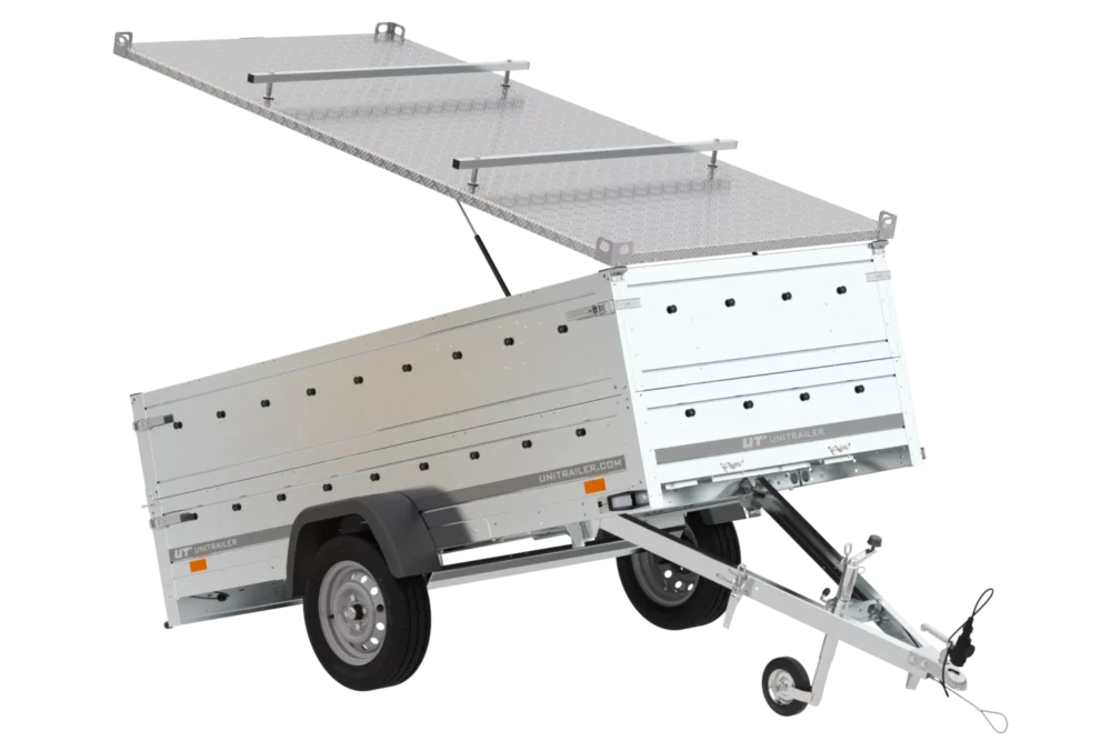 Anhänger Garden Trailer 264 KIPP mit Bordwandaufsatz und Aludeckel-Neu
