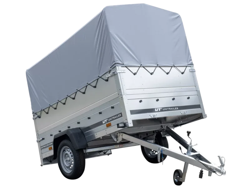 Führerschein B Anhänger Garden Trailer 230 KIPP mit Stützrad, zusätzlichen Bordwänden, Hochplane und Hochspriegel H800-Neu