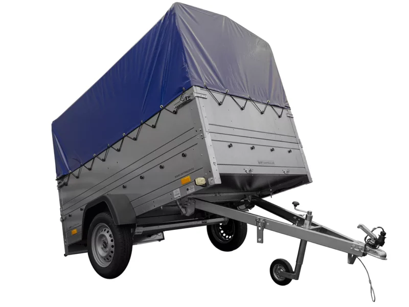 Führerschein B Anhänger Garden Trailer 230 KIPP mit Stützrad, zusätzlichen Bordwänden, Hochplane und Hochspriegel H800-Neu