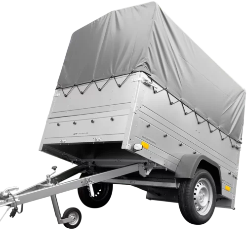 Kipper ungebremst Garden Trailer 200 KIPP mit zusätzlichen Bordwänden, Stützrad, Hochplane und Hochspriegel-Neu