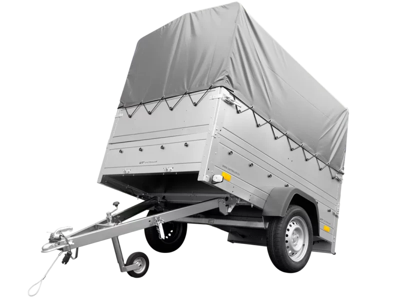 Kipper ungebremst Garden Trailer 200 KIPP mit zusätzlichen Bordwänden, Stützrad, Hochplane und Hochspriegel-Neu