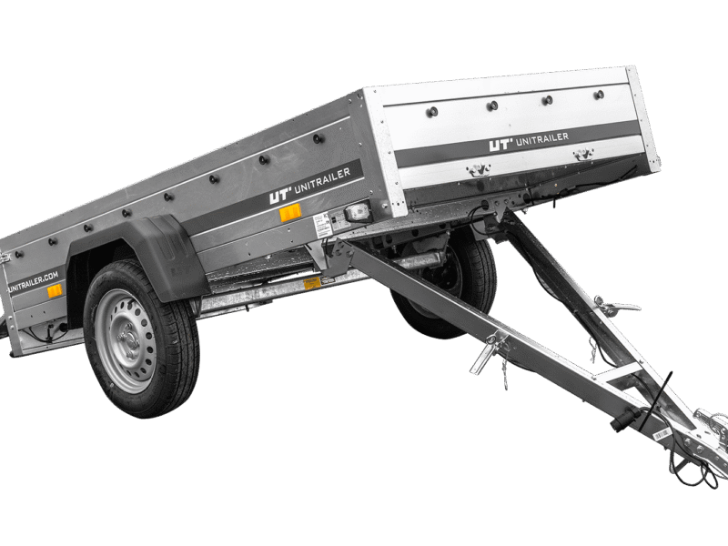 Transport Anhänger 230×125 Garden Trailer 230 KIPP Unitrailer 750 kg-Neu