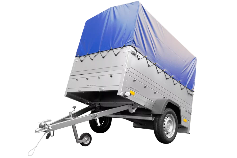 Ungebremster Kipper Garden Trailer 201 KIPP mit zusätzlichen Bordwänden, Stützrad, Hochplane und Hochspriegel-Neu