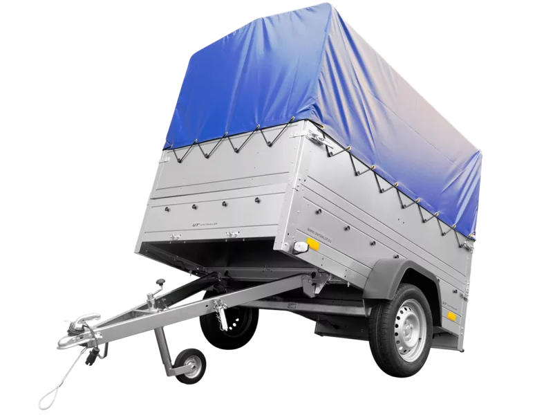 Ungebremster Kipper Garden Trailer 201 KIPP mit zusätzlichen Bordwänden, Stützrad, Hochplane und Hochspriegel-Neu