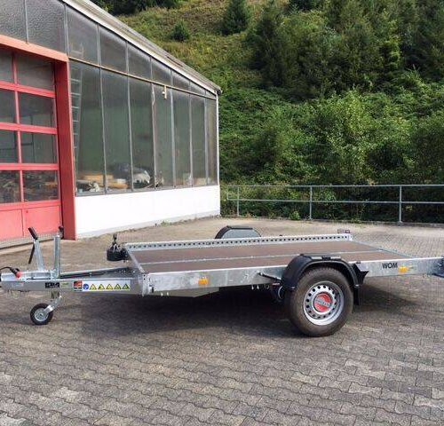 Motorradanhänger Stema WOM STS O2 15-30-17.1 absenkbar mit 100 km/h