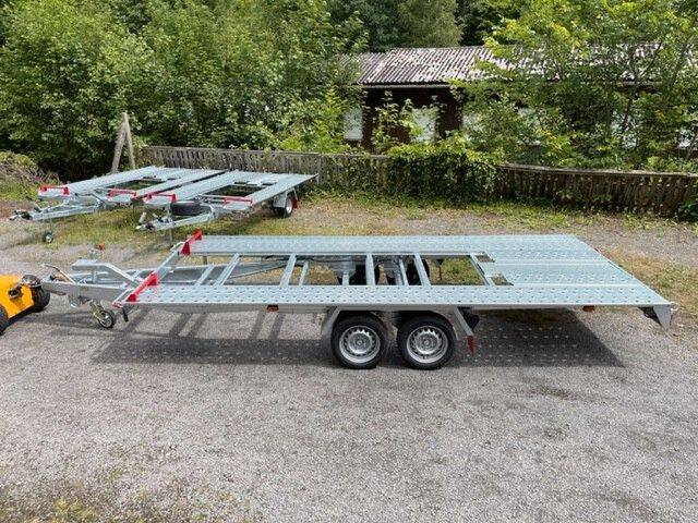 aluriffelblech-geschlossen Autotransporter Pongratz L-AT 470 T-K 3.500kg - Kippbar! - 470x202cm