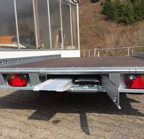 auffahrrampen-verstauung Autotransporter Stema Carrier XL - Intelligenter Anhänger mit 100 km/h