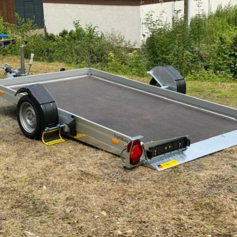 Motorradanhänger Humbaur Absenkanhänger HKT 183117 S - Motorradanhänger