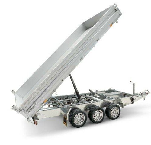 Dreiseitenkipper Humbaur HTK 3500.41 - Heavy Duty elektrisch kippbar