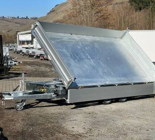 Dreiseitenkipper Humbaur HTK 3500.31 - 3.500kg elektrisch kippbar mit Nothandpumpe