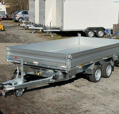 Dreiseitenkipper Humbaur HTK 3500.41 - Heavy Duty elektrisch kippbar