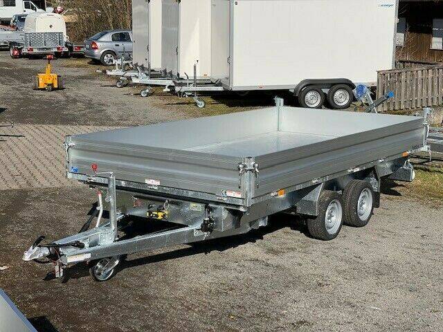 Dreiseitenkipper Humbaur HTK 3500.41 - Heavy Duty elektrisch kippbar