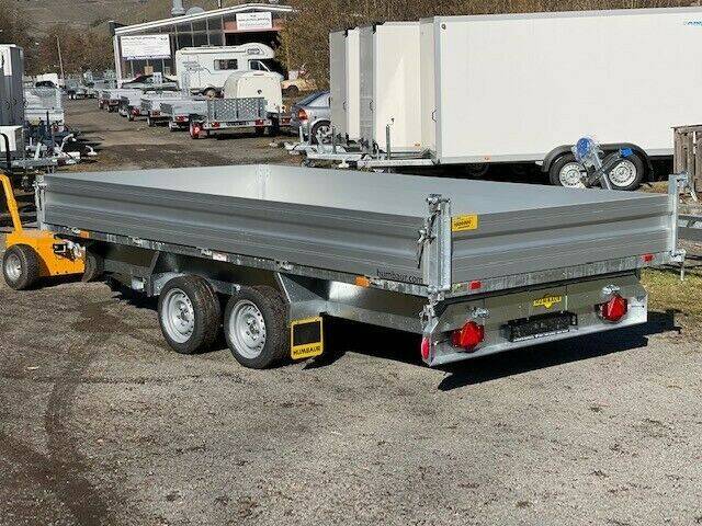 Dreiseitenkipper Humbaur HTK 3500.41 - Heavy Duty elektrisch kippbar