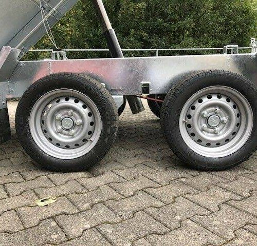Dreiseitenkipper Humbaur HTK 3500.31 - 3.500kg elektrisch kippbar mit Nothandpumpe