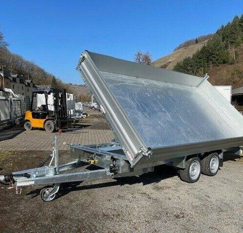Dreiseitenkipper Humbaur HTK 3500.41 - Heavy Duty elektrisch kippbar