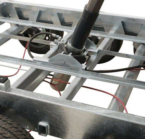 Dreiseitenkipper Humbaur HTK 3500.41 - Heavy Duty elektrisch kippbar