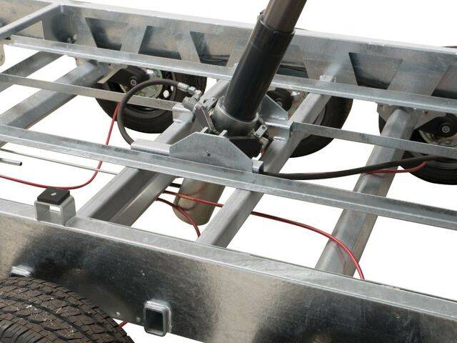 Dreiseitenkipper Humbaur HTK 3500.41 - Heavy Duty elektrisch kippbar