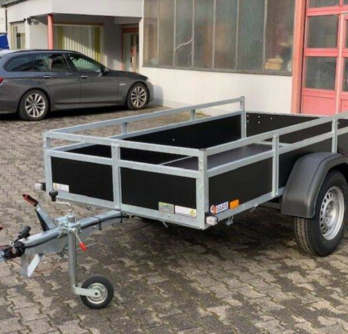 Kastenanhänger Saris BMG 135 Classic Wood - geschweißter Rahmen!