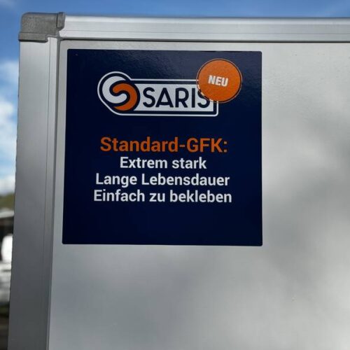 Kofferanhänger Saris Saris GO 356 169 200 2700 glatte Aussenwände (GFK)