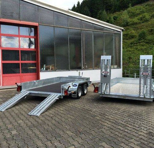 Kastenanhänger Saris Magnum Explorer 3000 kg - Baumaschinentransporter
