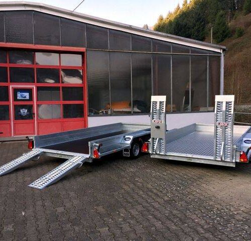 Tieflader Saris Magnum Maxx 3500 - 4 Meter Baumaschinenanhänger